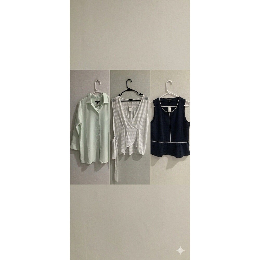 Banana Republic Women's  BUNDLE OF 3  Blouses Size L NWT